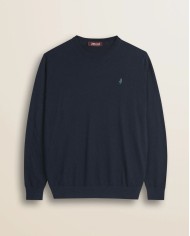 MCS MAGLIA GIROCOLLO IN COTONE E LANA