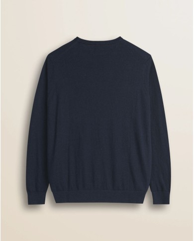 MCS MAGLIA GIROCOLLO IN COTONE E LANA