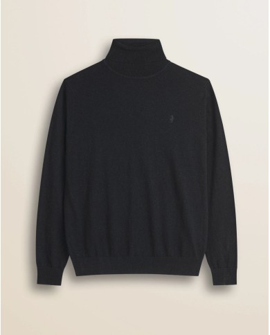 MCS MAGLIA DOLCEVITA IN COTONE E LANA