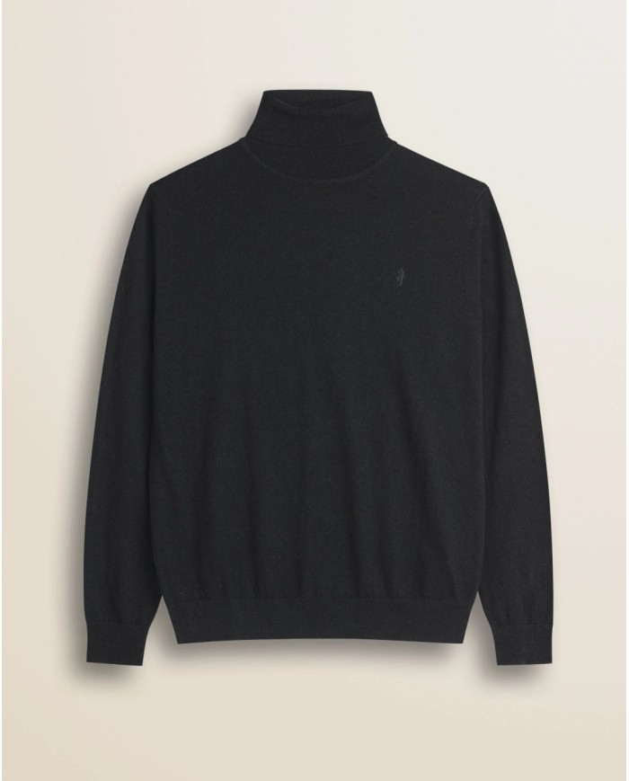 MCS MAGLIA DOLCEVITA IN COTONE E LANA