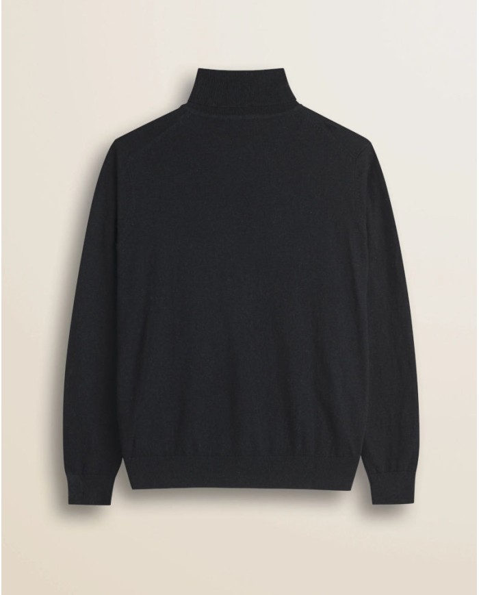 MCS MAGLIA DOLCEVITA IN COTONE E LANA