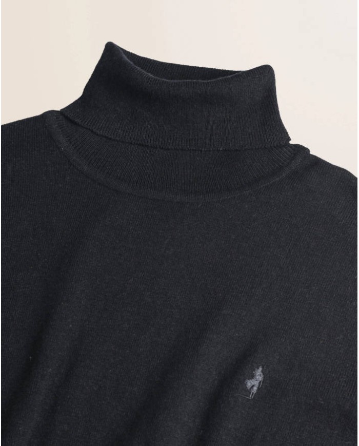 MCS MAGLIA DOLCEVITA IN COTONE E LANA