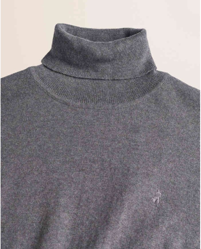 MCS MAGLIA DOLCEVITA IN COTONE E LANA