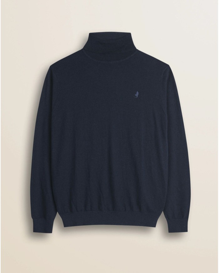 MCS MAGLIA DOLCEVITA IN COTONE E LANA