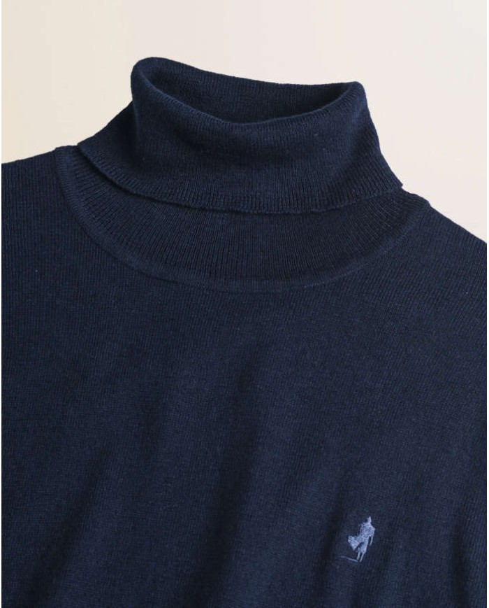 MCS MAGLIA DOLCEVITA IN COTONE E LANA