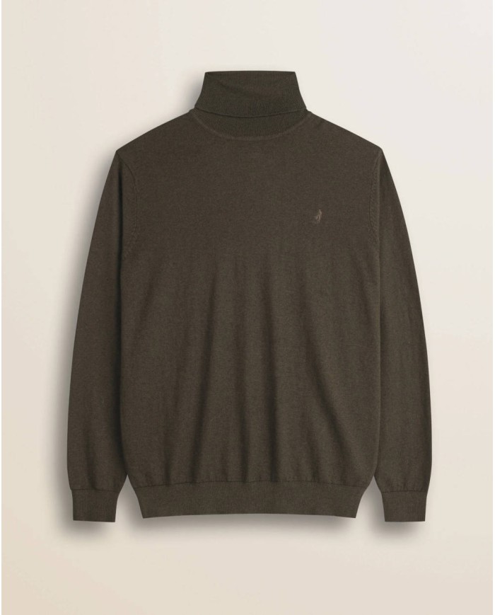 MCS MAGLIA DOLCEVITA IN COTONE E LANA