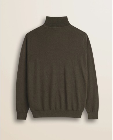 MCS MAGLIA DOLCEVITA IN COTONE E LANA