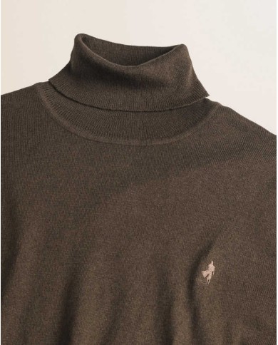 MCS MAGLIA DOLCEVITA IN COTONE E LANA