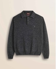 MCS POLO IN MAGLIA LAMBSWOOL MOULINÉ