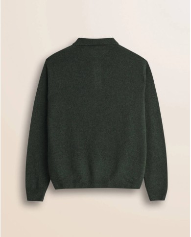 MCS POLO IN MAGLIA LAMBSWOOL MOULINÉ