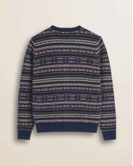 MCS CARDIGAN FAIR ISLE IN MISTO LANA