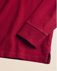 MCS POLO IN JERSEY CON COLLO IN VELLUTO A COSTE