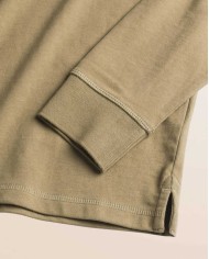 MCS POLO IN JERSEY CON COLLO IN VELLUTO A COSTE