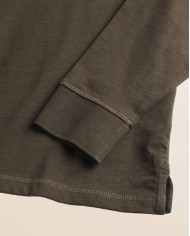 MCS POLO IN JERSEY CON COLLO IN VELLUTO A COSTE