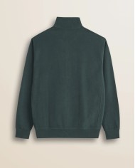 MCS FELPA FULL ZIP IN COTONE SMERIGLIATO
