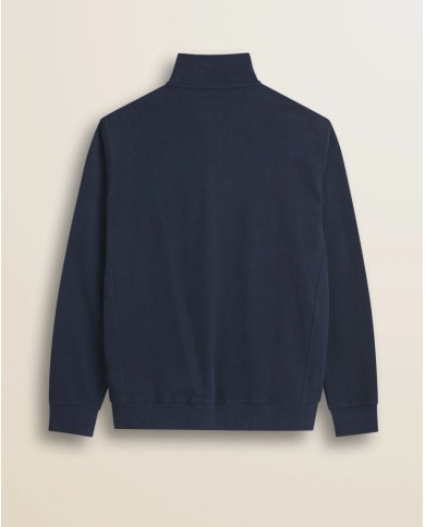 MCS FELPA FULL ZIP IN COTONE SMERIGLIATO
