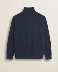 MCS FELPA FULL ZIP IN COTONE SMERIGLIATO