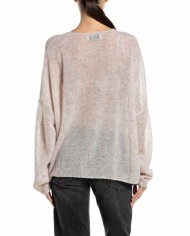 REPLAY MAGLIA CON SCOLLO A V