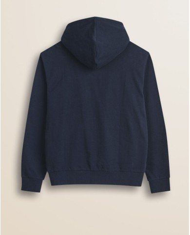 MCS FELPA FULL ZIP CON CAPPUCCIO IN COTONE