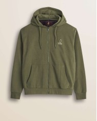 MCS FELPA FULL ZIP CON CAPPUCCIO IN COTONE