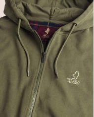 MCS FELPA FULL ZIP CON CAPPUCCIO IN COTONE