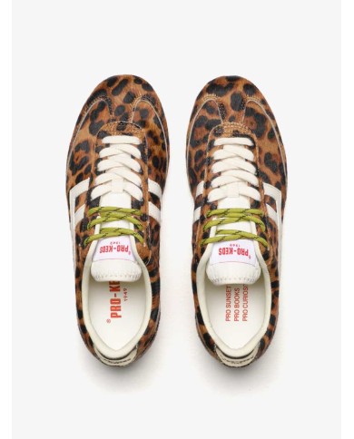 PRO-KEDS SNEAKERS DONNA RACER 77 IN CAVALLINO LEO E AVORIO