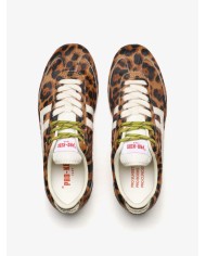 PRO-KEDS SNEAKERS DONNA RACER 77 IN CAVALLINO LEO E AVORIO