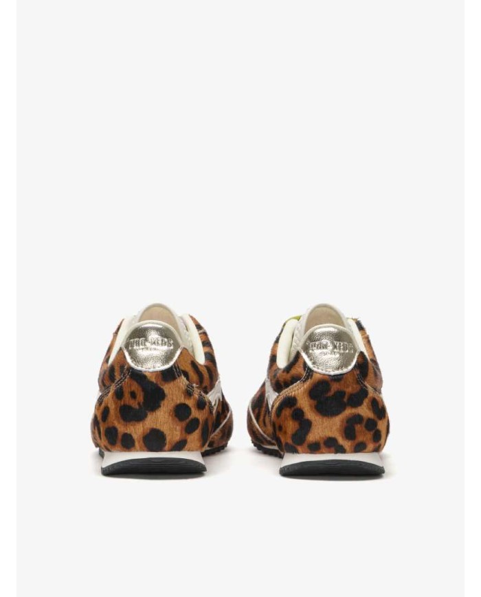 PRO-KEDS SNEAKERS DONNA RACER 77 IN CAVALLINO LEO E AVORIO
