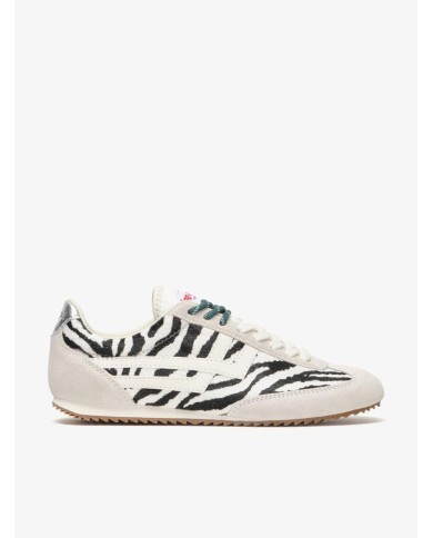 PRO-KEDS SNEAKERS DONNA RACER 77 IN CAVALLINO ZEBRA E AVORIO