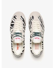 PRO-KEDS SNEAKERS DONNA RACER 77 IN CAVALLINO ZEBRA E AVORIO