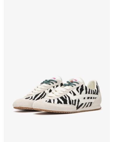 PRO-KEDS SNEAKERS DONNA RACER 77 IN CAVALLINO ZEBRA E AVORIO
