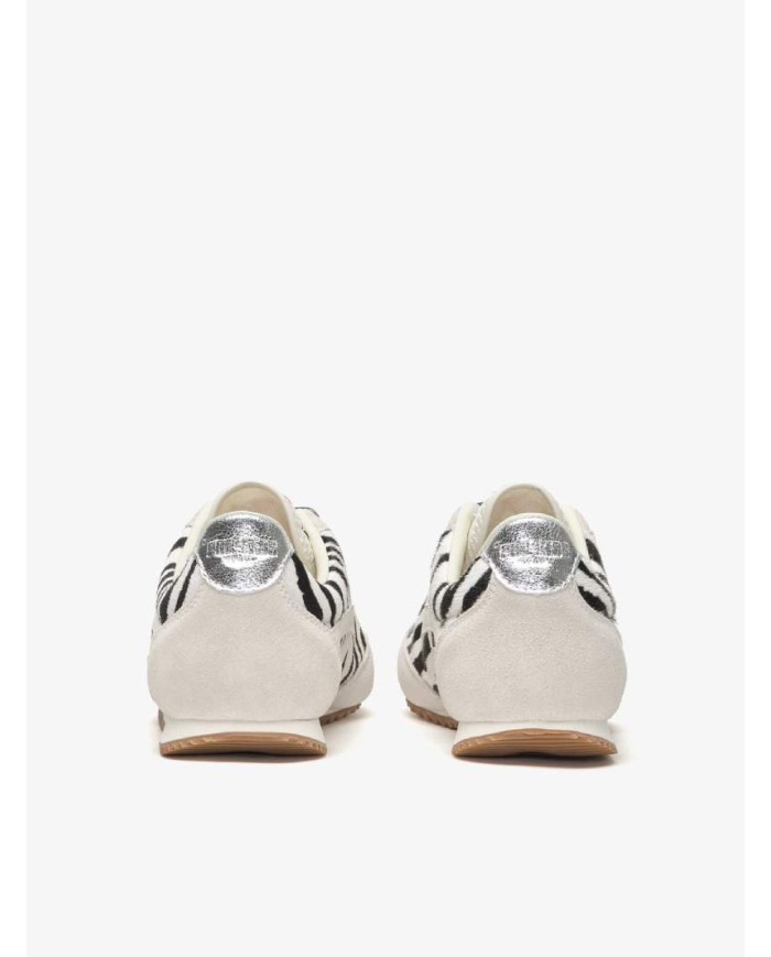PRO-KEDS SNEAKERS DONNA RACER 77 IN CAVALLINO ZEBRA E AVORIO