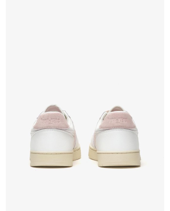 PRO-KEDS SNEAKERS DONNA SKY IN PELLE BIANCO E ROSA