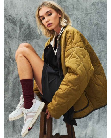 PRO-KEDS SNEAKERS DONNA SKY IN PELLE BIANCO E ROSA