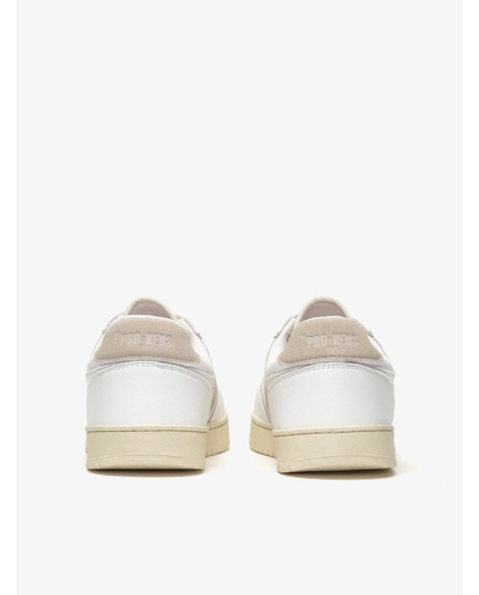 PRO-KEDS SNEAKERS DONNA SKY IN PELLE BIANCA E SABBIA