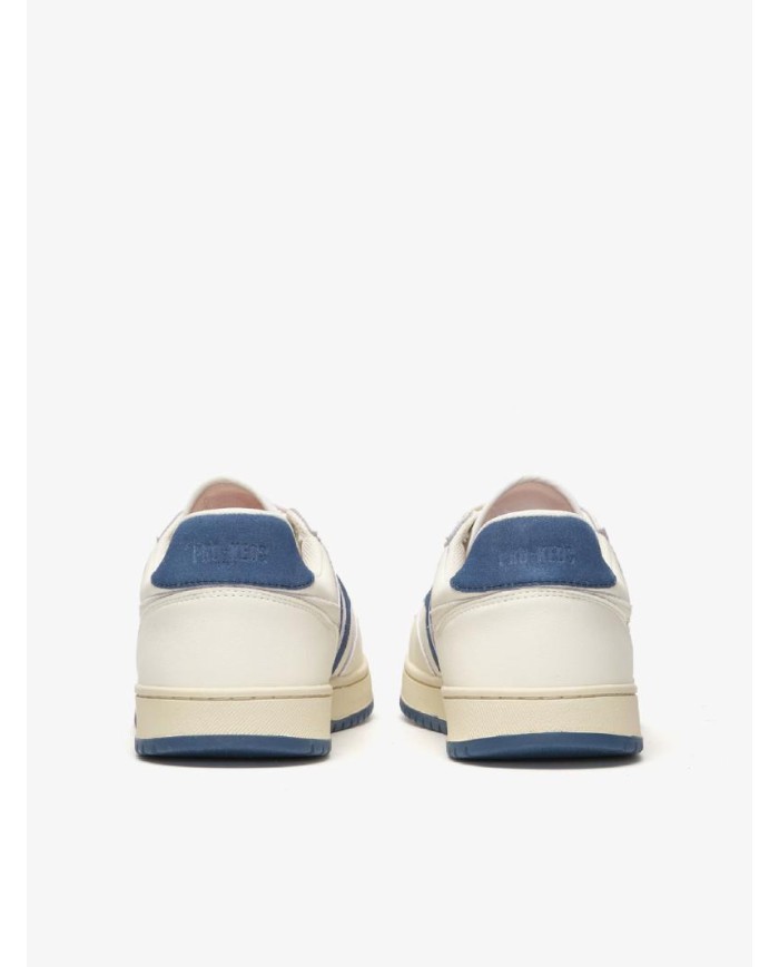 PRO-KEDS SNEAKERS UOMO SKY IN PELLE CREMA E BLU