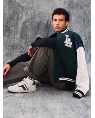 PRO-KEDS SNEAKERS UOMO SKY IN PELLE CREMA E BLU