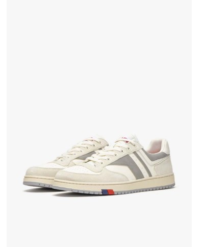 PRO-KEDS SNEAKERS UOMO SKY IN PELLE CREMA E GRIGIA