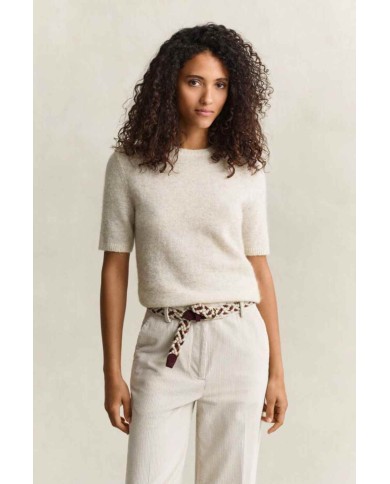 GANT MAGLIA A MANICHE CORTE IN MISTO LANA DALPACA
