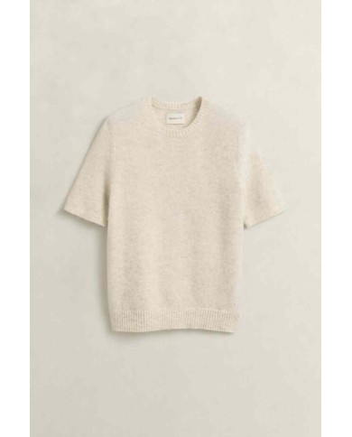 GANT MAGLIA A MANICHE CORTE IN MISTO LANA DALPACA