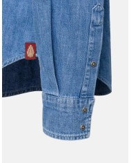 DONDUP CAMICIA REGULAR IN DENIM FISSO