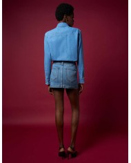 DONDUP CAMICIA REGULAR IN DENIM FISSO