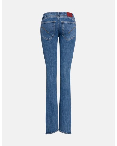 DONDUP JEANS PATTI BOOTCUT IN DENIM STRETCH