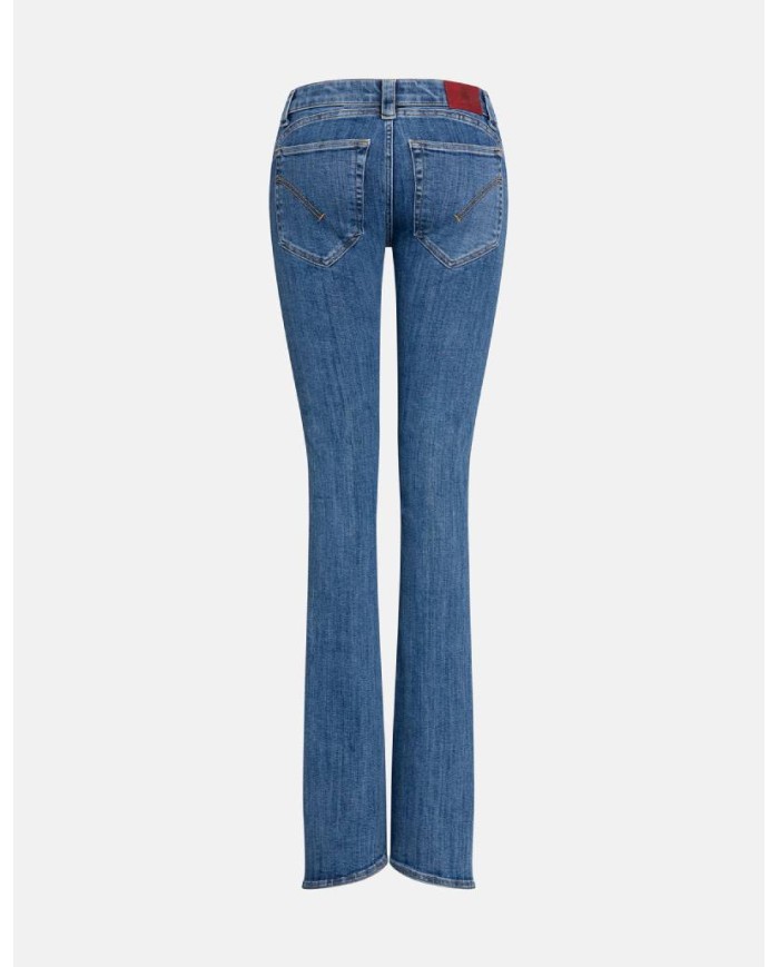 DONDUP JEANS PATTI BOOTCUT IN DENIM STRETCH