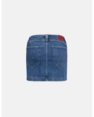 DONDUP GONNA MIDI IN DENIM STRETCH