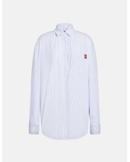 DONDUP CAMICIA OVER IN RIGA DI COTONE