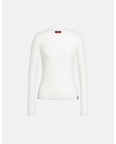 DONDUP T-SHIRT SLIM IN COSTINA DI VISCOSA