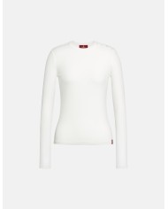 DONDUP T-SHIRT SLIM IN COSTINA DI VISCOSA