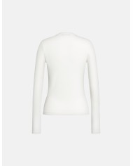 DONDUP T-SHIRT SLIM IN COSTINA DI VISCOSA