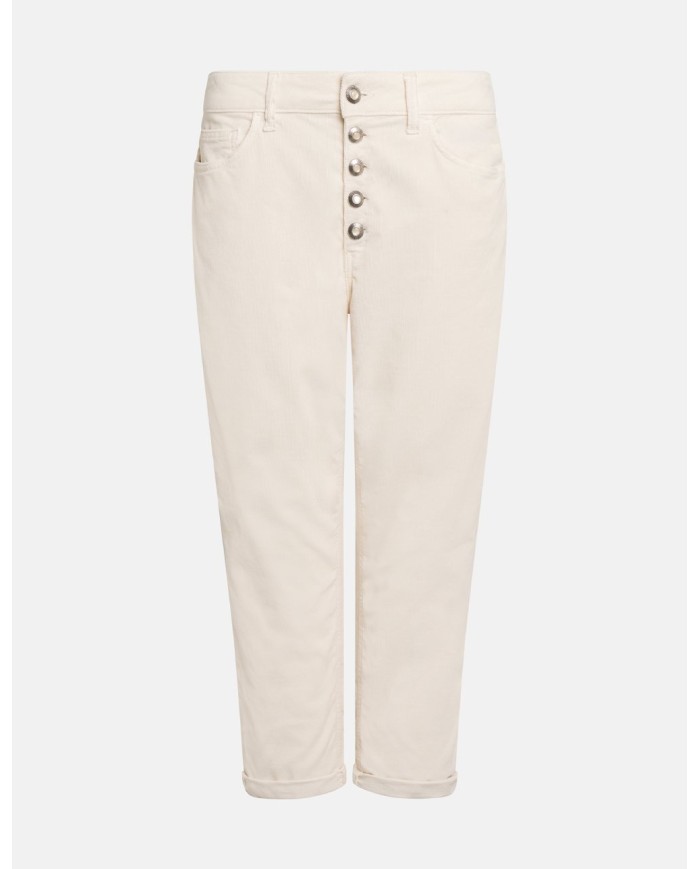 DONDUP PANTALONI KOONS LOOSE IN VELLUTO STRETCH COTONE E LYOCELL